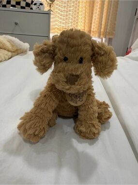 jellycat rare retired small fuddlewuddle puppy the world of finse 6”